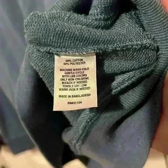 Crown & Ivy Men’s Blue Pullover Crew Light Sweater size Medium - Picture 7 of 8